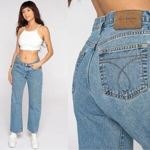 Calvin Klein Jeans Bootcut‎ Jeans Jeans Mom Jeans low Waisted Jeans
